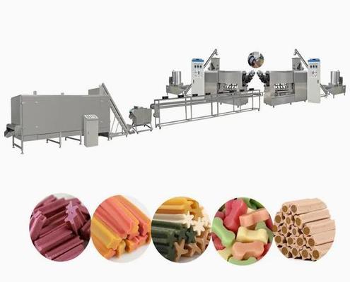 পোষা চাউনি স্ন্যাক প্রক্রিয়াকরণ মেশিন / ফিড extruder মেশিন