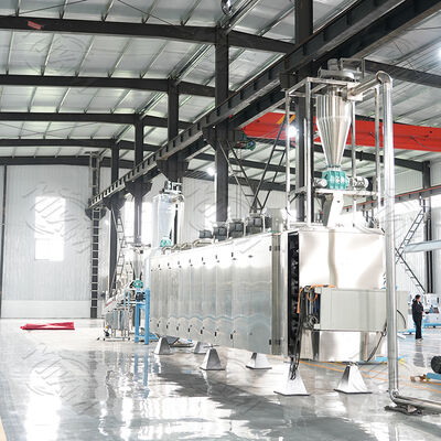 কাস্টম পোষা খাদ্য উৎপাদনের জন্য 70-110 মিমি স্ক্রু ব্যাস এবং বিভিন্ন আকারের ছাঁচ সহ সম্পূর্ণ স্বয়ংক্রিয় পোষা খাদ্য এক্সট্রুডার