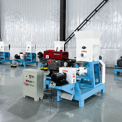 স্বয়ংক্রিয় 200kg / ঘন্টা ফ্লোটিং হাঁস-মুরগি ফিড এক্সট্রুডার প্যালেট মাছ কুকুর খাদ্য মেশিন মাছের জন্য স্ক্রু এবং ব্যারেল করুন