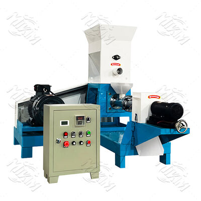 small single Screw Floating Fish Feed Extruder Machine for Home Use and Plant Cutter Type Fish Feed Pellet Extruder