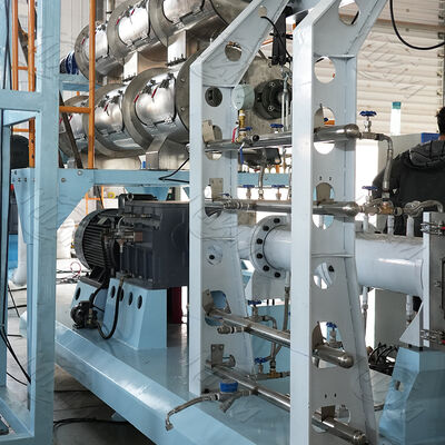 3-5 টন / ঘন্টা স্বয়ংক্রিয় ভাসমান ডুবে যাওয়া মাছের খাদ্য উত্পাদন লাইন টুইন স্ক্রু কুকুরের খাদ্য এক্সট্রুডার ভাসমান মাছের খাদ্য পেল্ট এক্সট্রুডার মেশিন