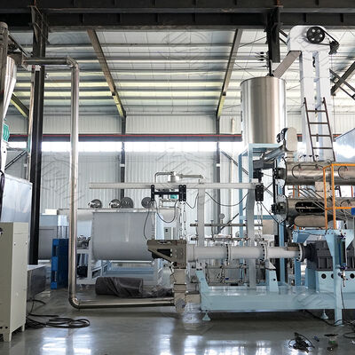 3-5 টন / ঘন্টা স্বয়ংক্রিয় ভাসমান ডুবে যাওয়া মাছের খাদ্য উত্পাদন লাইন টুইন স্ক্রু কুকুরের খাদ্য এক্সট্রুডার ভাসমান মাছের খাদ্য পেল্ট এক্সট্রুডার মেশিন