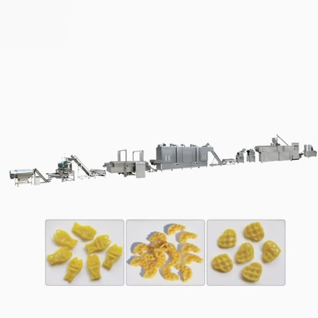 ভাজা এক্সট্রুডেড 3D পেলেট স্ন্যাক এক্সট্রুডার মেশিন সিই সহ