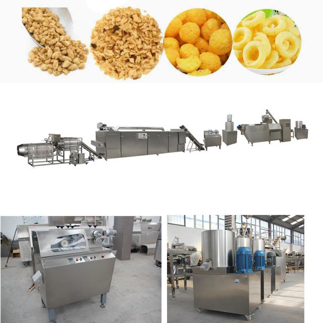 বল টিউব স্টিক রিং জন্য অটো পাফ স্ন্যাকস প্রক্রিয়াকরণ লাইন