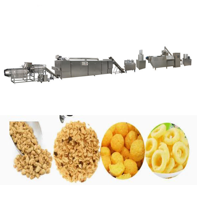 SS304 পনির / কটন ছাঁটা Snack Extruder খাদ্য উত্পাদনের লাইন / যন্ত্রপাতি