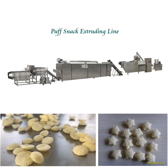 Corn Puff Snack মেশিন মেকিং অবসর স্ন্যাক প্রসেসিং 12 মাস পাটা