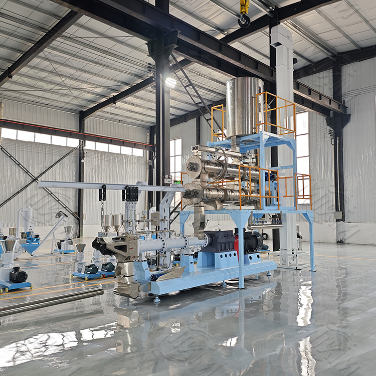 উচ্চ ক্ষমতা সম্পন্ন বংশগত পোষা প্রাণীর খাদ্য এক্সট্রুডার মেশিন সিই এবং ISO9001 সহ