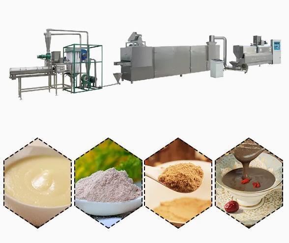 বিক্রয়ের জন্য স্টেইনলেস স্টিল পুষ্টি পাউডার ফুড এক্সট্রুডার মেশিন টু স্ক্রু এক্সট্রুডার