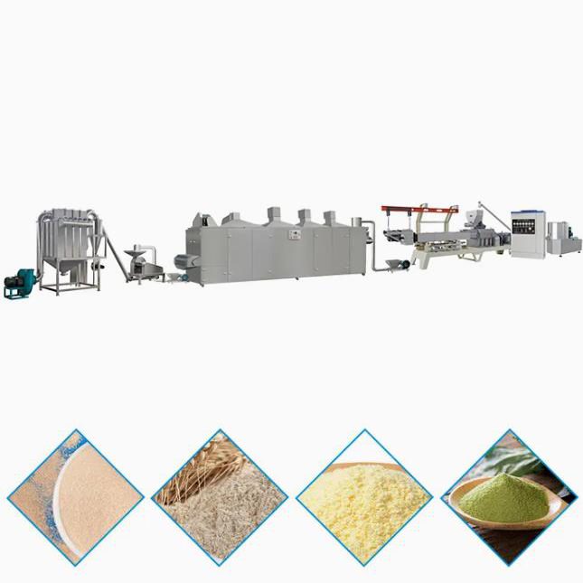 পুষ্টি পাউডার জন্য প্রাক- gelatinized শিশু খাদ্য extruder মেশিন extruding