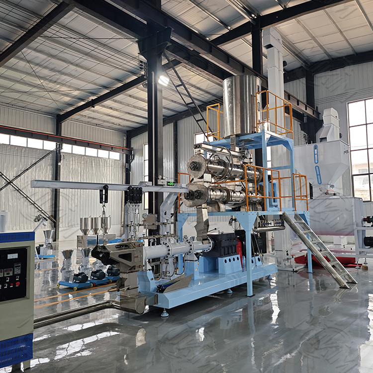 মাছ পোষা খাদ্য extruder উত্পাদন লাইন, কুকুর খাদ্য প্রস্তুতকারক মেশিন