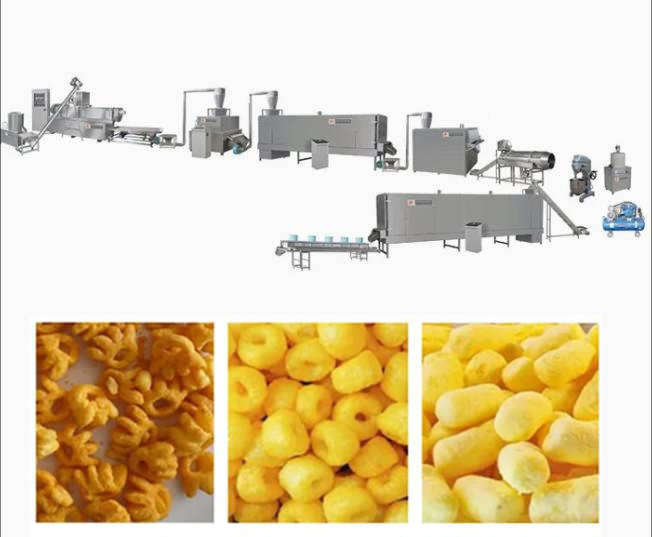 উচ্চ ফলপ্রসু স্বয়ংক্রিয় 3D পিল্ট স্ন্যাক Extruder মেশিন প্রক্রিয়া লাইন