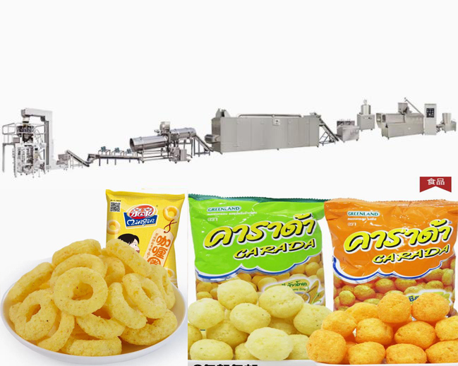 সিই সার্টিফিকেশন সঙ্গে 3D টাইপ Snack Extruder মেশিন প্রক্রিয়াকরণ লাইন