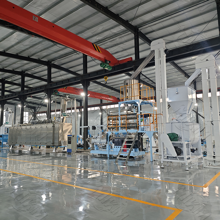 স্বয়ংক্রিয় পোষা খাদ্য Extruder বিভিন্ন ছাঁচ আকৃতি স্টেইনলেস স্টীল বিস্কুট উত্পাদন লাইন