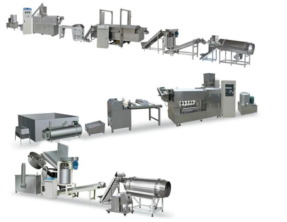 একক স্ক্রু খাদ্য এক্সট্রুশন সরঞ্জাম 3 ডি ভেষজ Bugles চিপ মেকিং জন্য