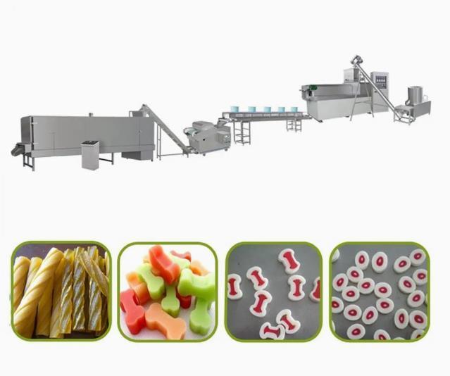 কুকুরের যত্ন দাঁত চিবানো স্ন্যাক্স পোষা ট্রিট মেশিন 380 ভি বা কাস্টমাইজযোগ্য ভোল্টেজ