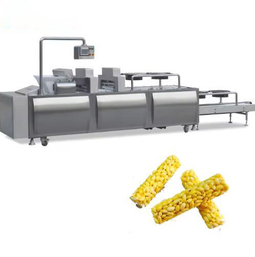 নতুন ডিজাইন স্বয়ংক্রিয় খাদ্যশস্য ক্যান্ডি বার তৈরীর মেশিন / puffed চাল Cereal বার Maker