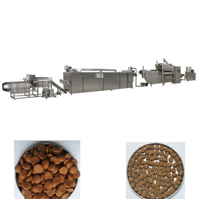 টুইন স্ক্রু এক্সট্র্রডার পোষা খাদ্য উত্পাদনের লাইন, পোষা খাদ্য প্রক্রিয়াকরণ লাইন