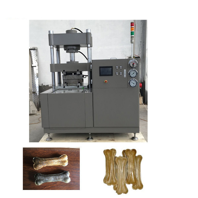 উচ্চ শক্তি হাইড্রোলিক পোষা খাদ্য উত্পাদনের লাইন Rawhide / হাড় কুকুর জন্য চাপুন