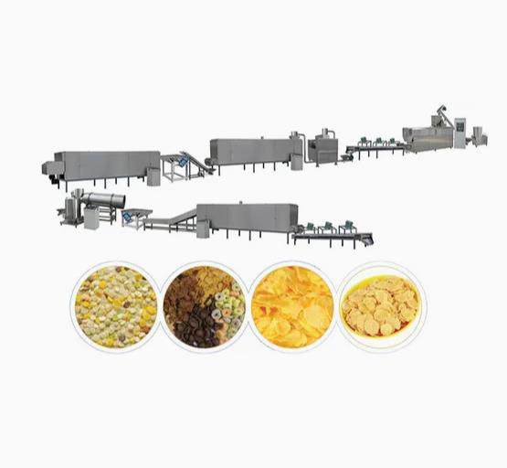 300 - 350kg / ঘন্টা কভার ঝুড়ি প্রক্রিয়াকরণ লাইন, দানি স্ন্যাক extruder মেশিন