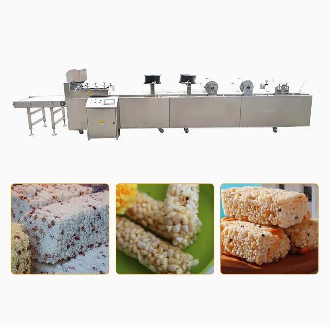 ছোট গজানো মিছরি চাল সেরিয়াল বার মেশিন তৈরীর, চাল পুফিং মেশিন