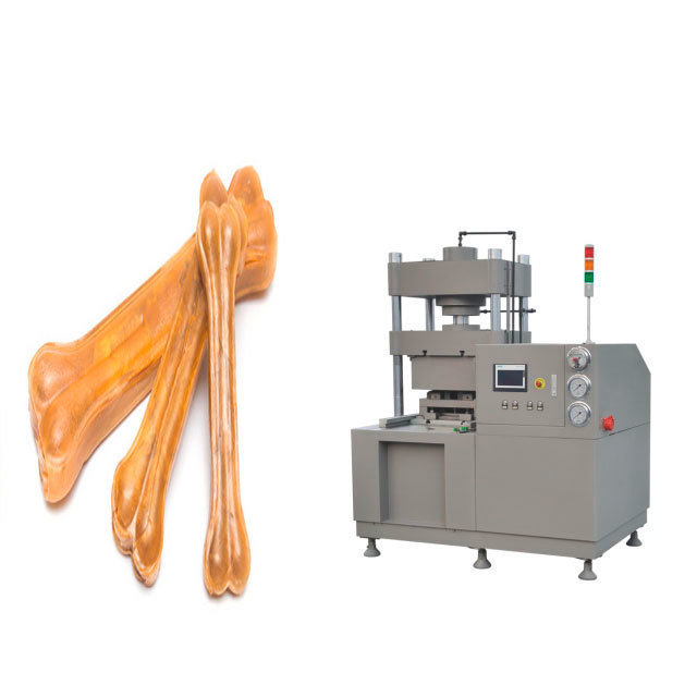 স্বনির্ধারিত পোষা খাদ্য মেকিং মেশিন নেটিভ প্রেস Rawhide হাড় কুকুর Chews