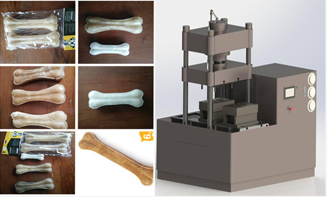 Rawhide কুকুর খাবার উত্পাদন মেশিন, কুকুর খাদ্য প্রস্তুতকারক মেশিন