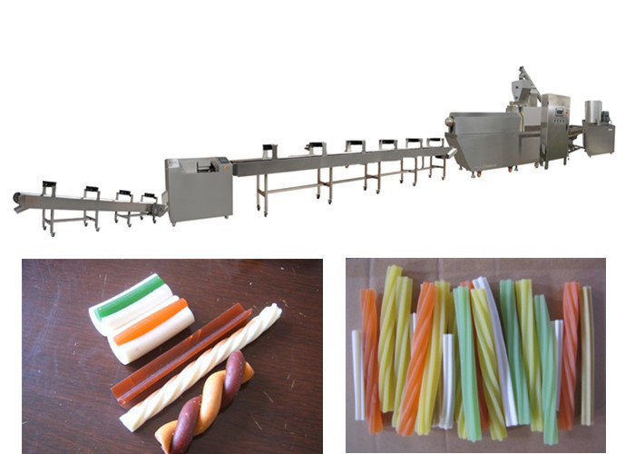 পিএলসি নিয়ন্ত্রণ সহ পোষা কুকুরের খাদ্য এক্সট্রুডার পশু খাদ্য প্রক্রিয়াকরণ মেশিন