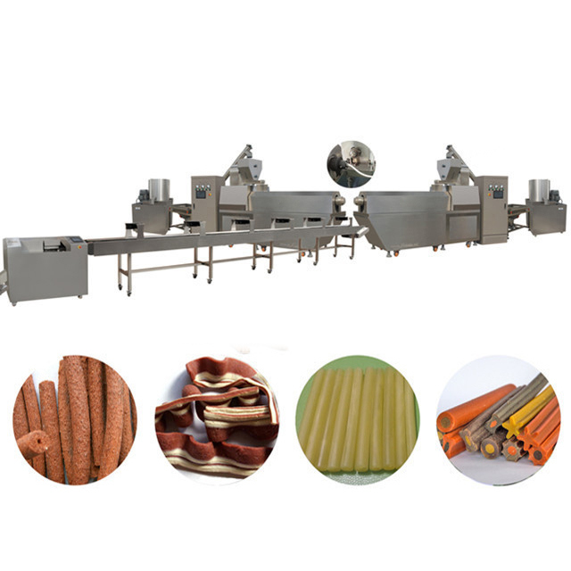 ছোট হাড় কুকুর স্বাদ লাগে পোষা খাদ্য প্রক্রিয়াকরণ লাইন, টুইস্ট কুকুর খাদ্য প্রস্তুতকারক মেশিন