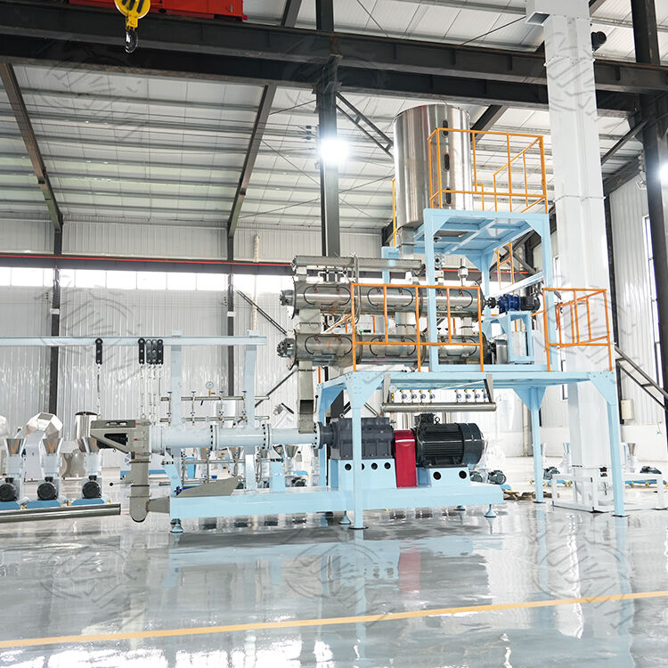 Big Capacity Dry Dog Food Extruder Pet Food Processing Line Animal Feed Extrusion Dog Food Making Machine