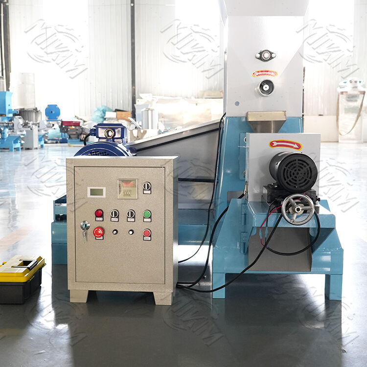 খামারগুলির জন্য পাইকারি মূল্য ৪০-২০০ কেজি/ঘন্টা মিনি ফ্লোটিং ফিশ ফিড এক্সট্রুডার মেশিন ফ্লোটিং ফিশ ফুড পেলেট মেকিং মেশিন